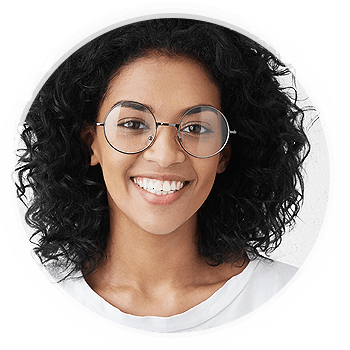 Closeup of a Teenager with Glasses